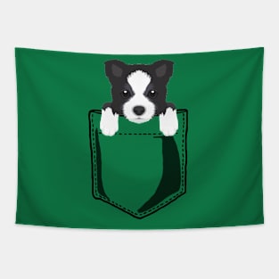 Pocket Border Collie Tapestry