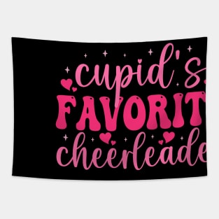 Cupids Favorite Cheerleader Valentine Day Love Cheer Women Tapestry