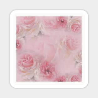 Vicorian Roses Neck Gator Pretty Pink Roses Magnet