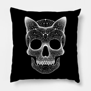 Cat skull Pillow