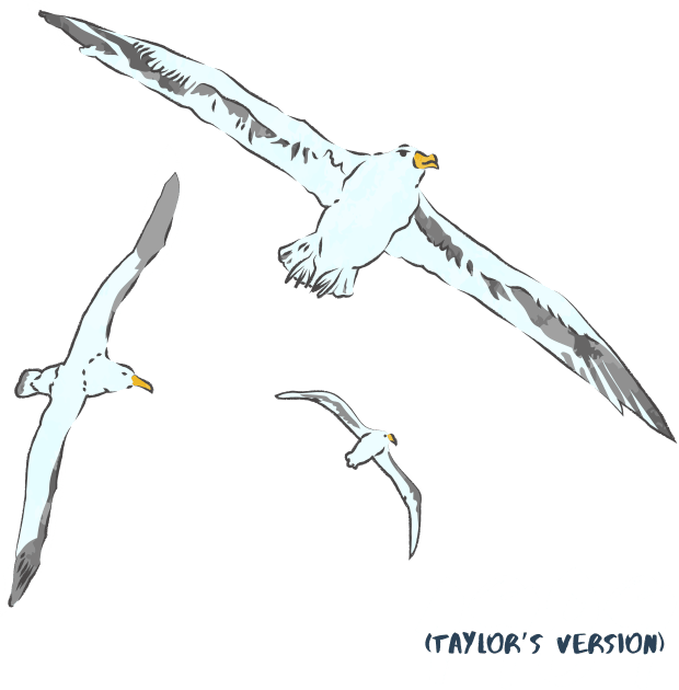 1989 seagull Kids T-Shirt by saiinosaurus