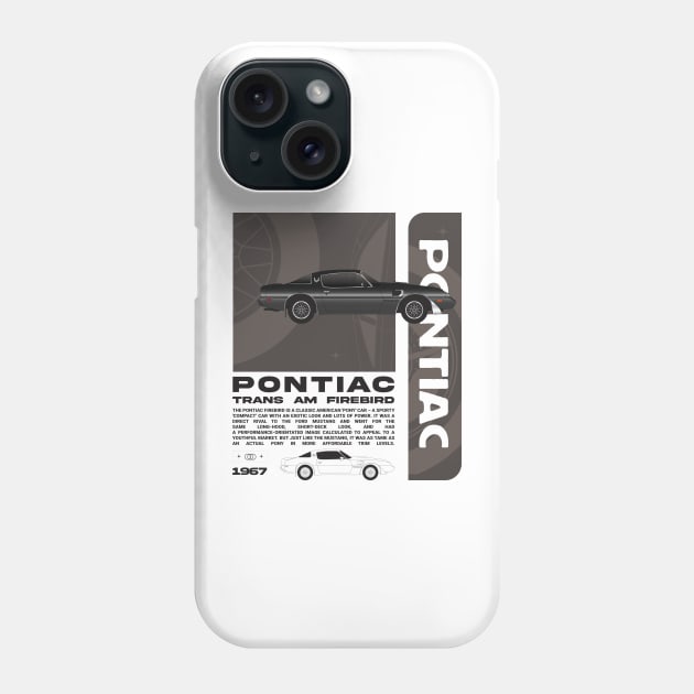 1967 Pontiac Trans Am Phone Case by kindacoolbutnotreally