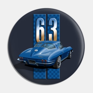 63 Corvette Pin