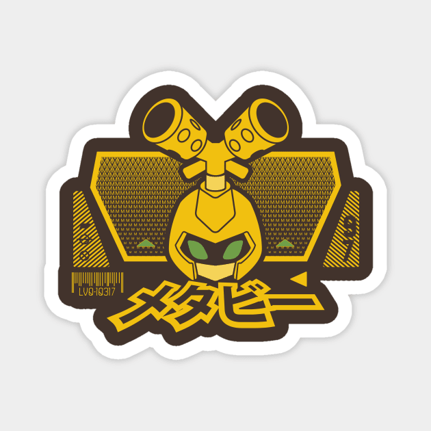 LvlOne Anime Robo - Medabee Magnet by soujohn