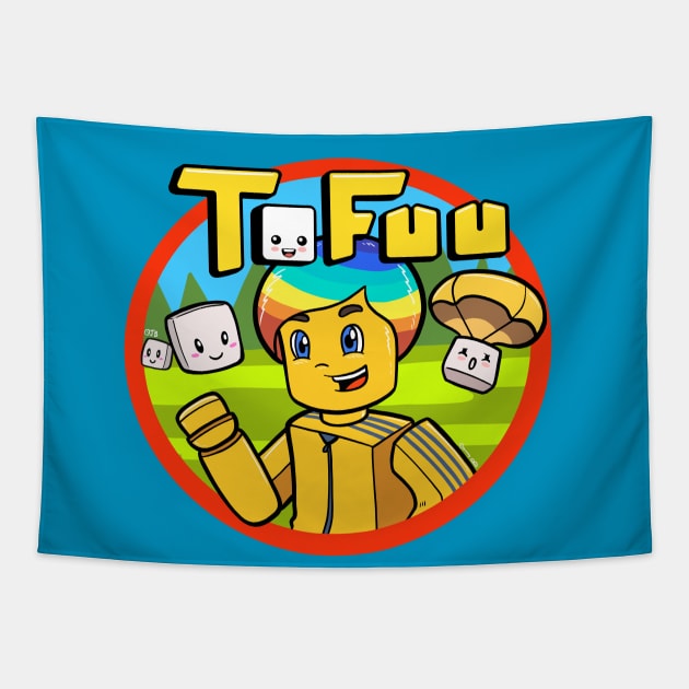 Tofuu Circle Tapestry by Sketchy