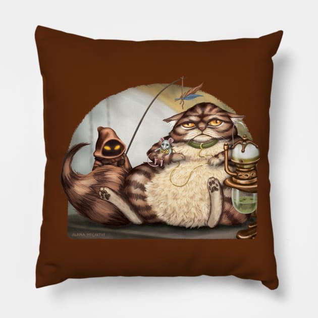 Jabba the Cat Pillow by GeekyPet