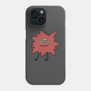 Cute Fuzzball Triclops Monster Phone Case