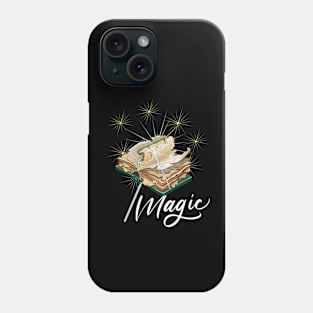 Magic Book Wand Design Phone Case