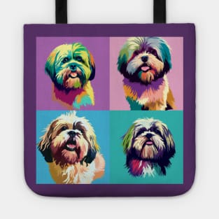 Lhasa Apso Pop Art - Dog Lover Gifts Tote