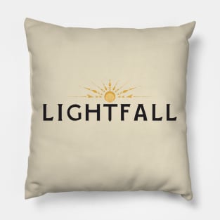 Lightfall Logo (Light BG) Pillow