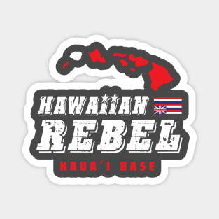 Hawaiian Rebel Kauai Hawaii Base Magnet