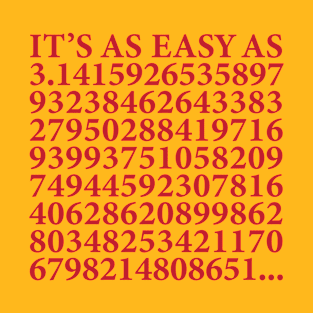 Easy as π T-Shirt