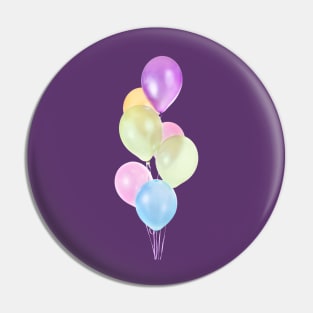 Bunch of balloons Pin