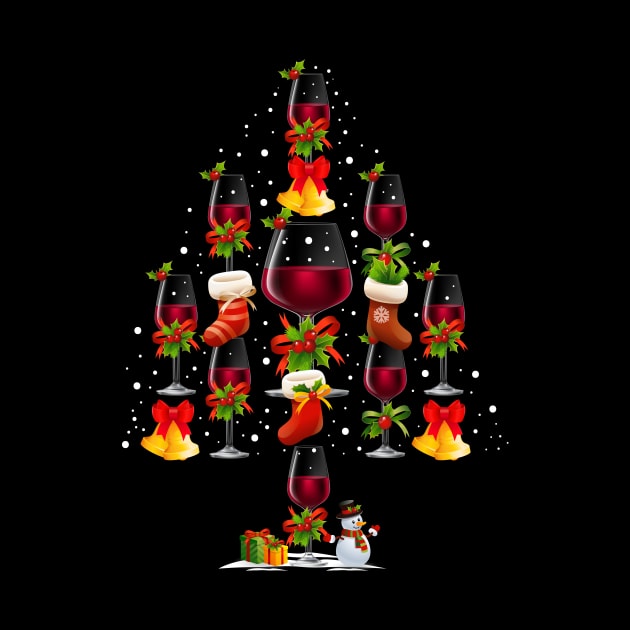 Wine Christmas Tree by Skylane