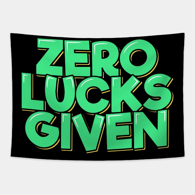 Zero Lucks Given Tapestry by ardp13