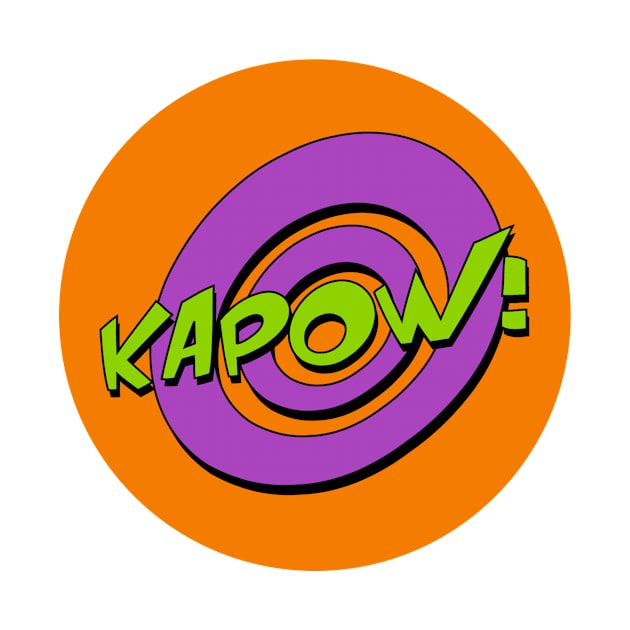 Kapow Comic Book Design by markmurphycreative