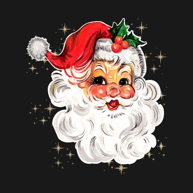 Retro Santa Clause by Tuff Tees