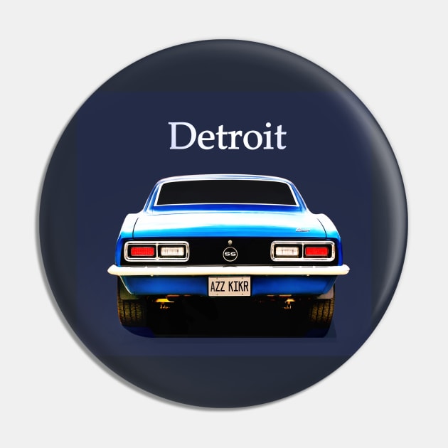 Detroit Muscle Pin by Burtney