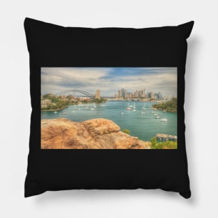 Stepping into the harbour .. northside Pillow