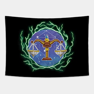 Libra Horoscope Sign Tapestry