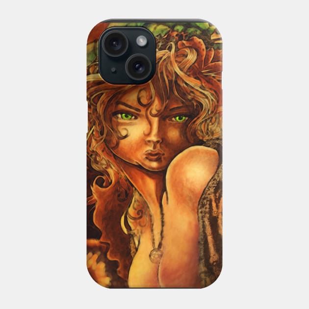 Gypsy Girl Phone Case by WombatMoon