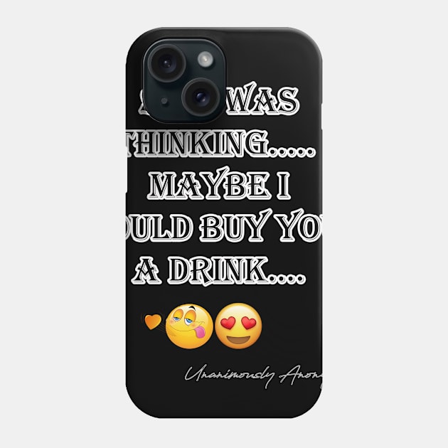 Iowas Thinking... Phone Case by UnanimouslyAnonymous