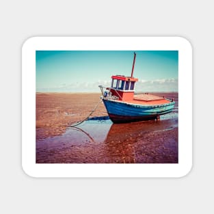 Fishing boat, Meols, Wirral, England Magnet