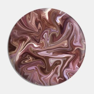 Dusty Rose and Purple Silk Marble - Purple, Pink, Beige Liquid Paint Patternern Pin