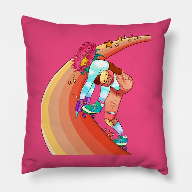 Roller Skate Pillow by steffiemolla