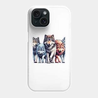 Wolf pack Phone Case