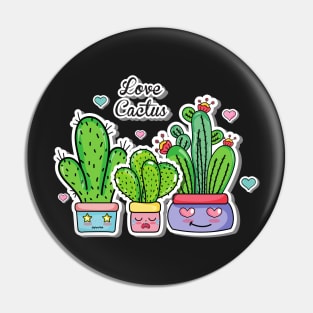 Small Cactus Lover - Love Cactus Pin