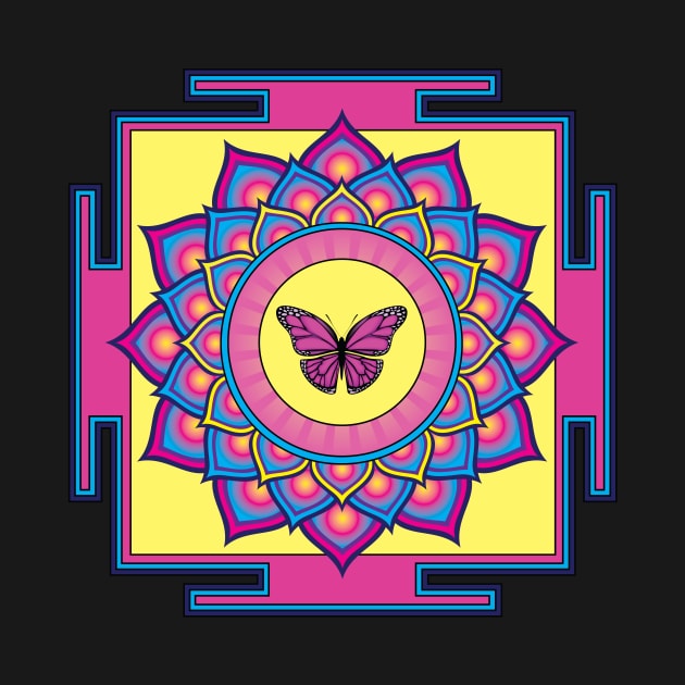 Butterlfy Mandala by GalacticMantra