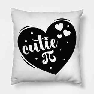 Cutie Pi - Cute Pi Day Saying Pillow