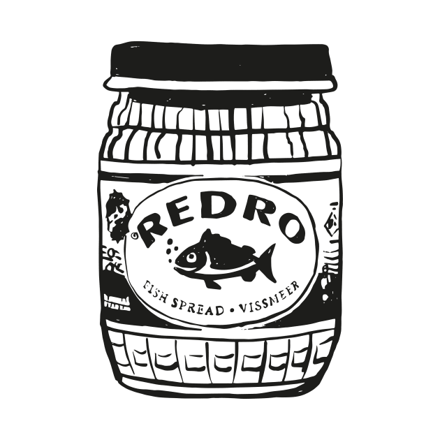 Redro Fish Paste illustrated by hand by Siren Seventy One