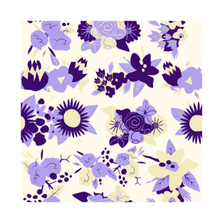 Flowers Pattern T-Shirt