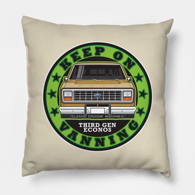 Second Gen Econos 1975 - 1991 Pillow by RBDesigns