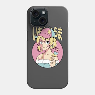 Japanese Anime Girl Vintage Phone Case