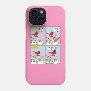 Modern Bird Mating Calls Comic Phone Case