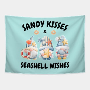 Sandy Kisses & Seashell Wishes Tapestry