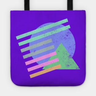 80s Abstract Sun Tote