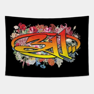 311 Flowers Front & Back Tapestry