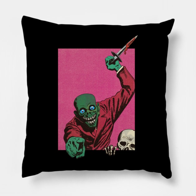 He is coming to get you! Pillow by tos42