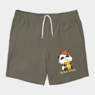 Oktoberfest Bier Hug Panda Pun Shorts