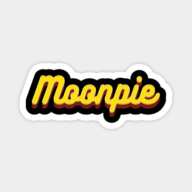 moonpie artwork Magnet by Sher-ri
