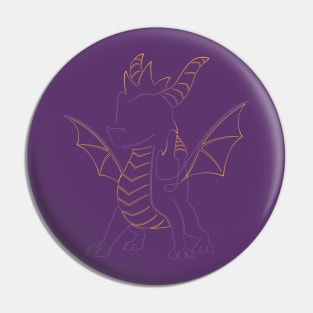 Little Purple Dragon Pin