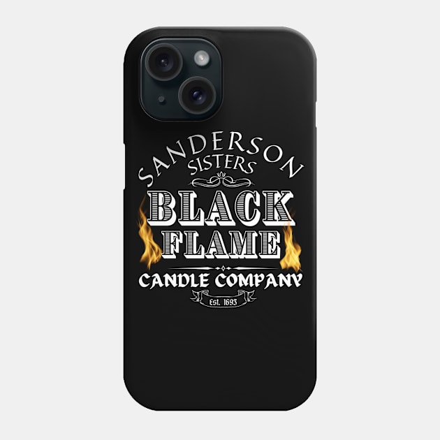 Sanderson Sisters Black Flame Candle Company Phone Case by MalibuSun