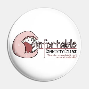 Comfortable Doug's Community College Logo Pin