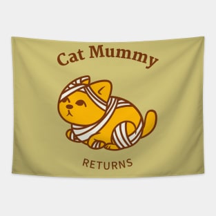 Cat Mummy Returns Tapestry