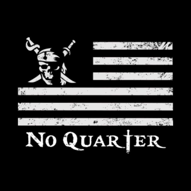 No Quarter Pirate Flag USA No Quarter Mask TeePublic