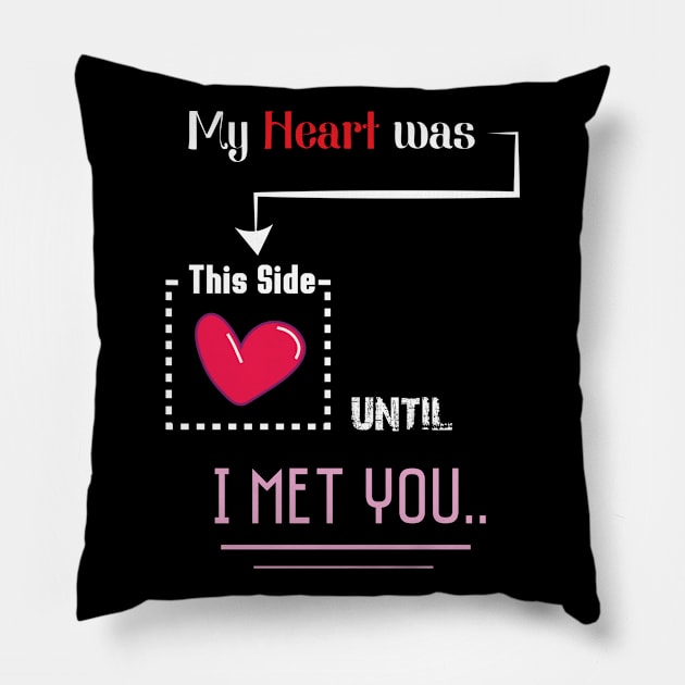 I Met You Pillow by Dojaja